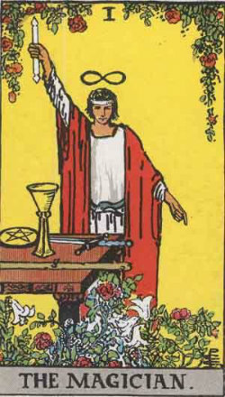 the magician tarot card